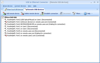 Click to view USB over IP Network 2.4 screenshot